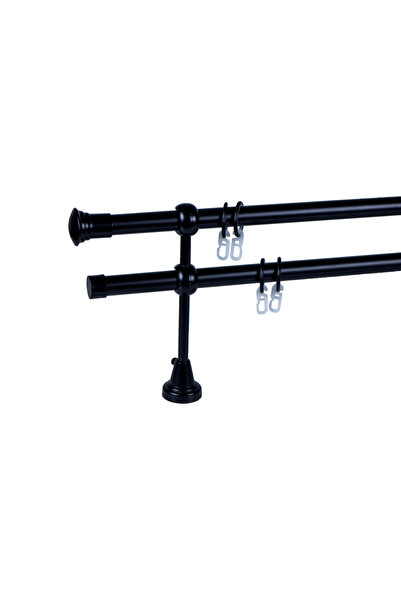 KLEIDECO Galerie 19/19 mm AUSTRALIA dubla, negru, 200 cm, capete MELBOURNE