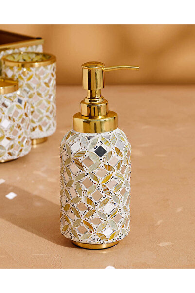 REDTAG موزع لوشن ذهبي لامع بتصميم فسيفسائي