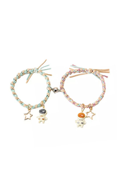 EFAYN.RO Set of bracelets with magnet, string type, braided pattern, playful ...