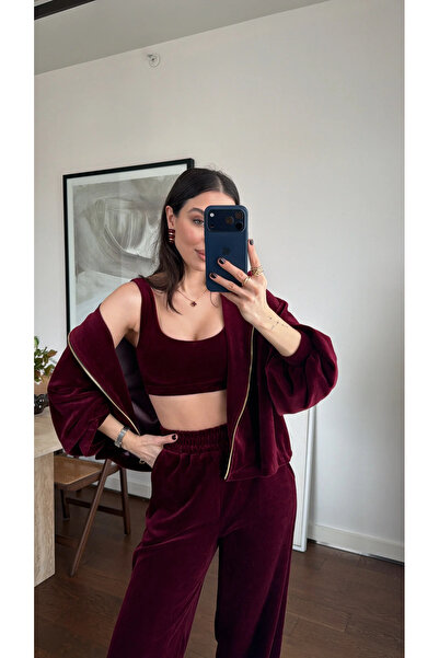 Oxygen Scarfs Velvet Velvet Piece Triple Women's Set