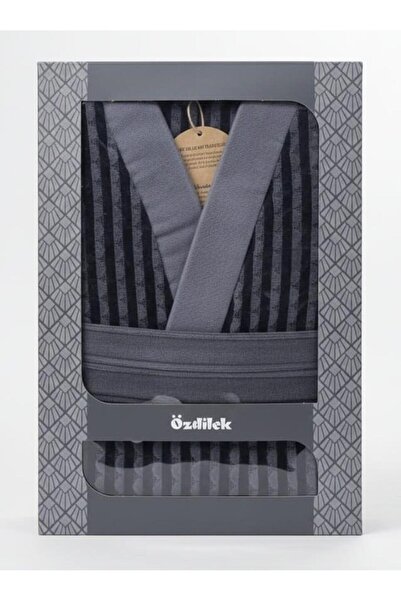 Özdilek طقم روب حمام أسود من Cırcolare (S/M)