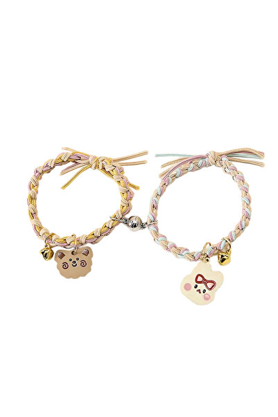 EFAYN.RO Set of bracelets with magnet, string type, braided pattern, playful ...