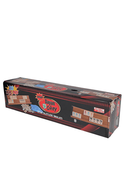 ORM Joc Remi / Rummy Rezistent - Set complet cu 4 table din Lemn de Fag si 10...