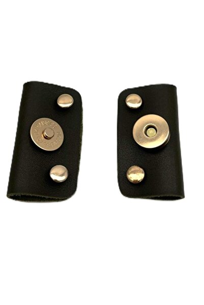 angel çanta aksesuar Khaki Green Faux Leather Piece Troc Magnetic Snap Fasten...