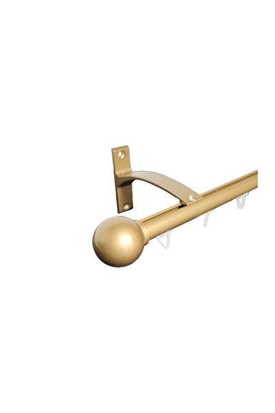 KLEIDECO galerie aluminiu 19 mm IBIZA cu canal simpla,auriu-inchis, 160 cm, c...