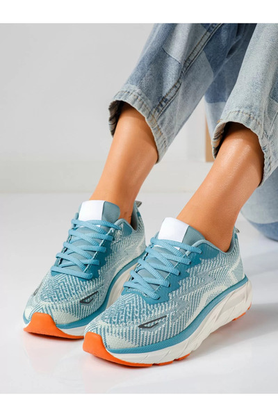 Zaira Women's green textile sneakers Luisa #24560