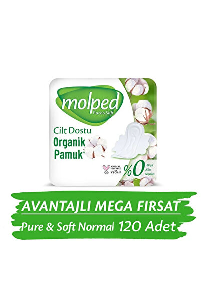 Molped Pure Soft Mega Hijyenik Ped Gece Ultra 30 lu x 4 Adet