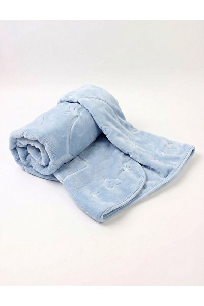 MiniKids Sleepy Animals thick blanket, blue