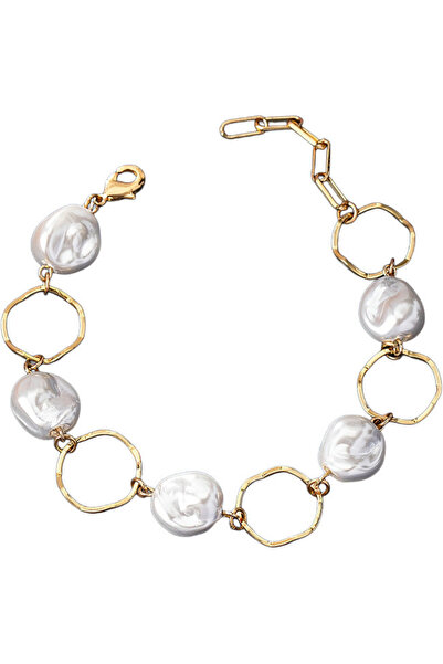 EFAYN.RO Women's bracelet, delicate model, wide links and accessories, stylis...