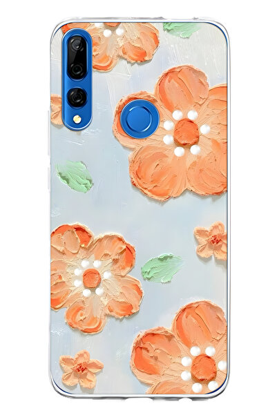 FLAMENKO حافظة هاتف شفافة متوافقة مع هاتف هواوي Y9 برايم 2019 بلوحة زيتية على...