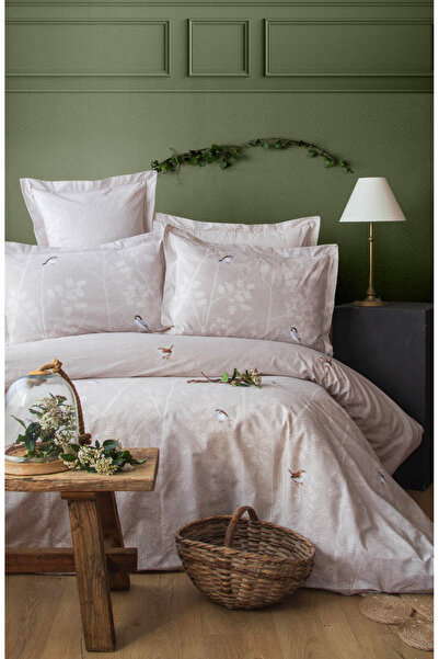 Apricitas HOME Single Elysian Beige Duvet Cover Set 3 Pieces 100% Cotton