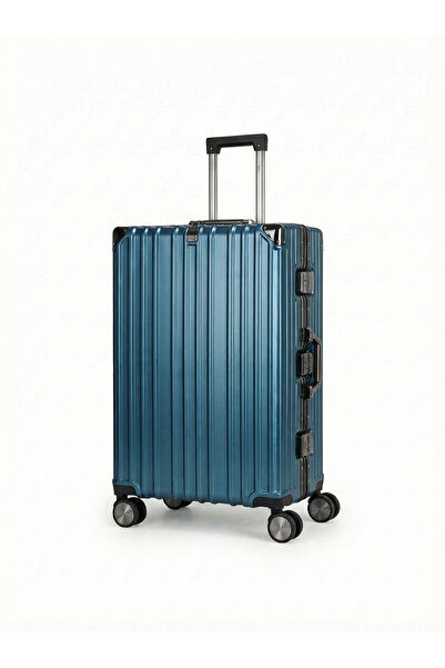 Sister 3pcs Modern Aluminum Luggage 20/24/28" Unisex Business Travel Case, TS...