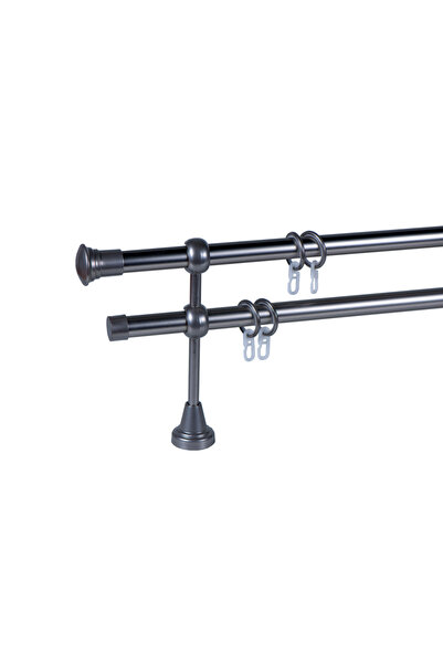 KLEIDECO Galerie 19/19 mm AUSTRALIA dubla, crom-mat, 200 cm, capete MELBOURNE