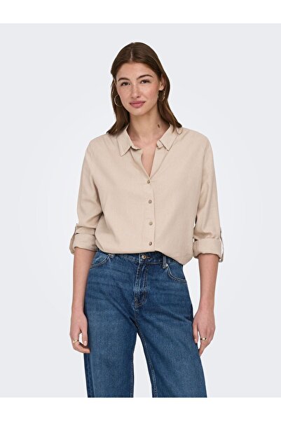 ONLY Hemd ONLGOA Leinen Hemd