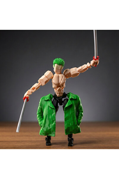 Nomi 3D Studio One Piece Zoro Aksiyon figürü