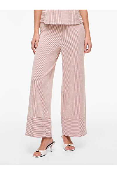 VILA Wide Leg Hose VISTRIPLO High Waist