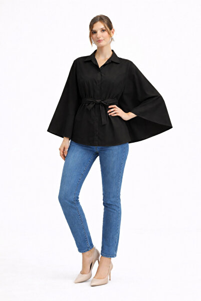 kikiriktekstil 10938 قميص بانشو نسائي 100% قطن