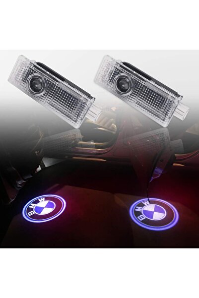 Ruan Set de 2 holograme LED cu logo BMW pentru uși