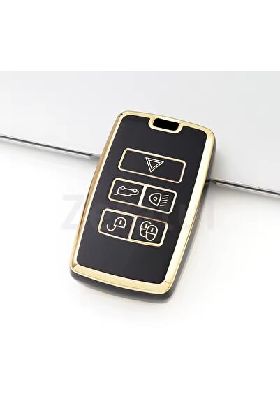 YıldızTuning Husă pentru chei Jaguar F-PACE Negru-Auriu 2021-2025