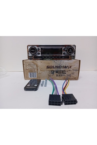 Soundmax SX-MX61CL OTO TEYP BLUETOOTH USB AUX KUMANDA ÇİFT AMFİ ÇIKIŞI