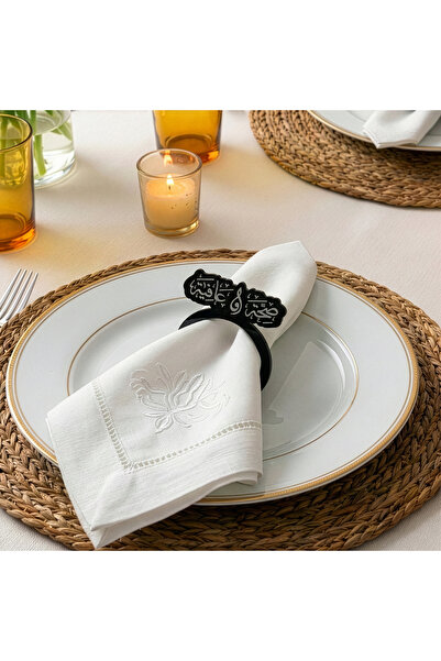 iwa concept Suport de șervețele din lemn cu 6 suporturi, cu inscripția „Bun v...