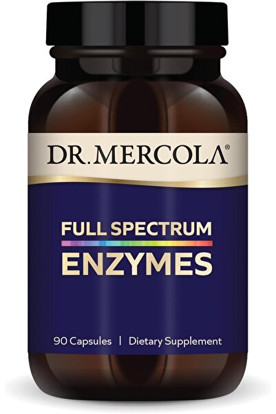 Dr Mercola Dr. Mercola Full Spectrum Enzymes, 22 Enzymes, Digestive Support, ...