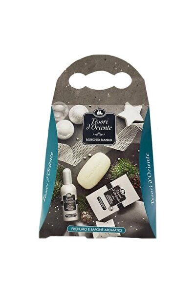 Tesori d'Oriente Set, Apă de toaletă 100 ml + Săpun solid 150 g, Mosc alb