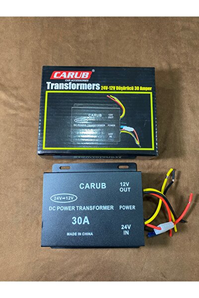 GÜNGÖR OTO AKSESUAR 24V-12V DÜŞÜRÜCÜ 30 AMPER TRANSFORMERS (VOLTAJ DÜŞÜRÜCÜ)