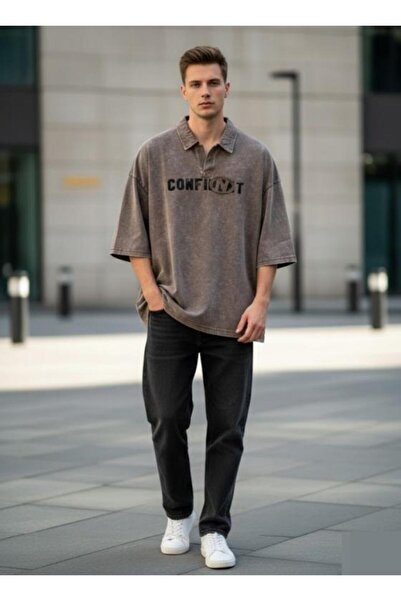 ALANAQA Box Polo Oversized Unisex T-Shirt.