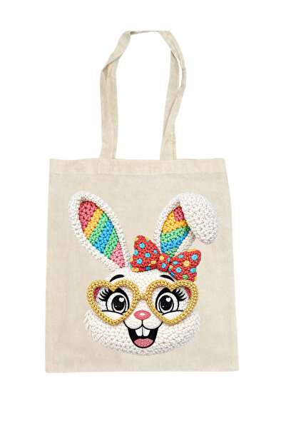 OEM Bag Tote Bag - Cotton with Glasses Print