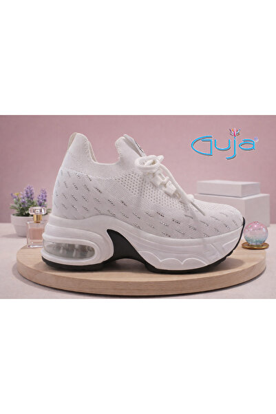 Guja 26Y300-8 Gizli Dolgu taban taşlı triko ayakkabı