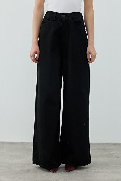 Merwishop Merwish Casual Cotton Pack Denim Pants 1690 Black