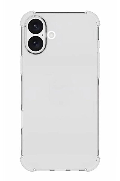 OEM Husa din Silicon ShockProof compatibila cu Apple iPhone 16, Transparent