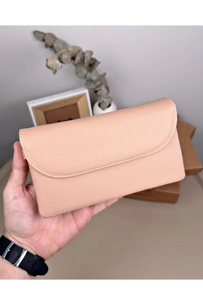 Fil Deri Genuine Leather Magnet Multi-Compartment Women's Bag Wallet 2135