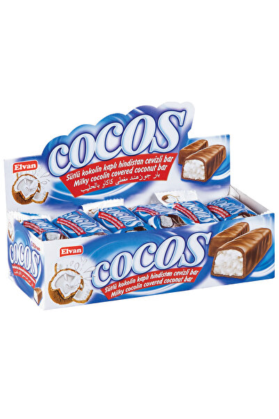 Elvan Batoane Cocos 48 gr 1 display X 24 buc