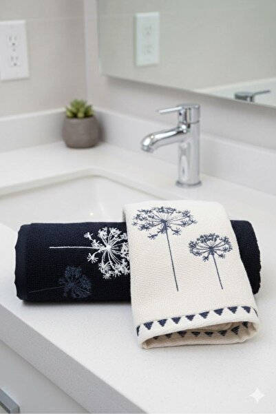 Özdilek Erba Seca/bej-siyah 2li Havlu