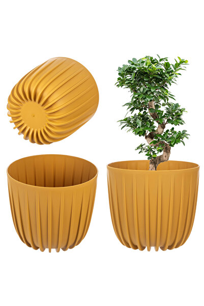 KADAX Capac pentru ghiveci de flori, 12,5 cm, suport rotund din plastic pentr...