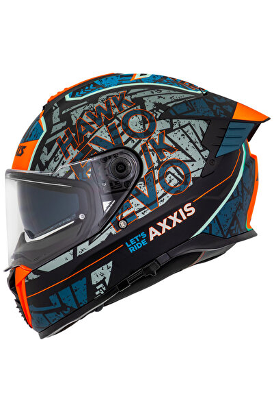 AXXIS Hawk Evo Let's Ride Mat Blue