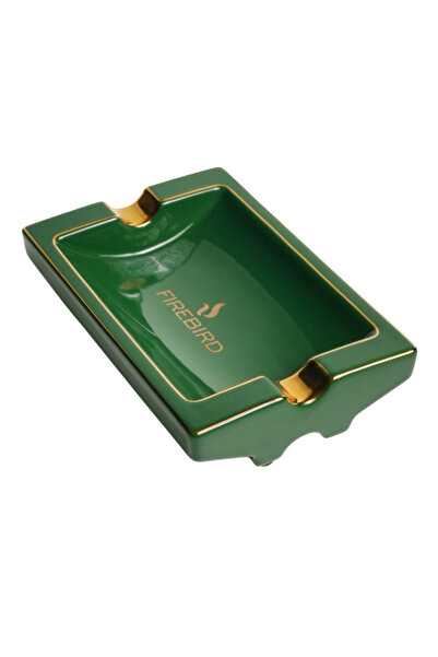FireBird Yeşil İkili Porselen Puro Küllüğü