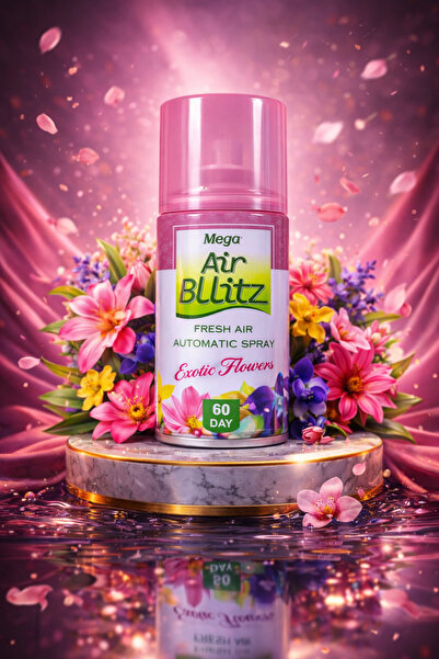 ABS Mega Air Blitz Automatic Spray Refill 205 ml– Exotic Flowers – Compatible...