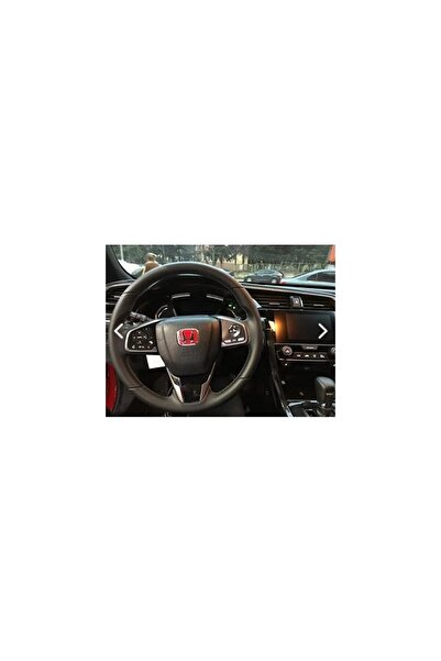 X POWER TUNİNG honda civic fd6 kırmızı H direksiyon logo