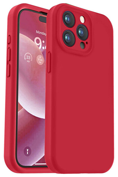 OEM Soft Touch Silicone Case, Microfiber, Camera Protection, for iPhone 14 Pr...