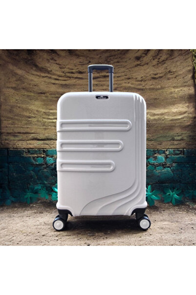 ALBATROS KABİN BOY KIRILMAZ POLİPROPİLEN VALİZ-BAVUL SEYAHAT ÇANTASI