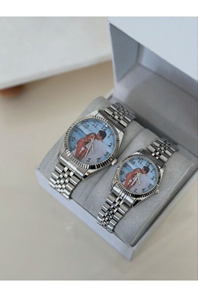 Spectrum Double Wristwatch with Silver Steel Cord Design