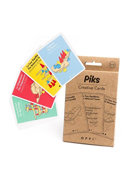 OPPI Set of 24 creative Piks cards, OPPI, 3 years+