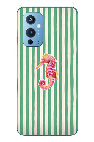 FLAMENKO حافظة هاتف شفافة متوافقة مع ون بلس 9 سيت إتش منقوش