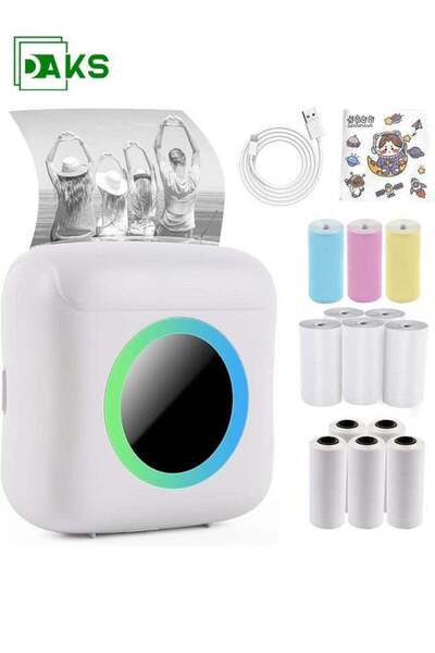 Daks Mini Bluetooth Photo Printer