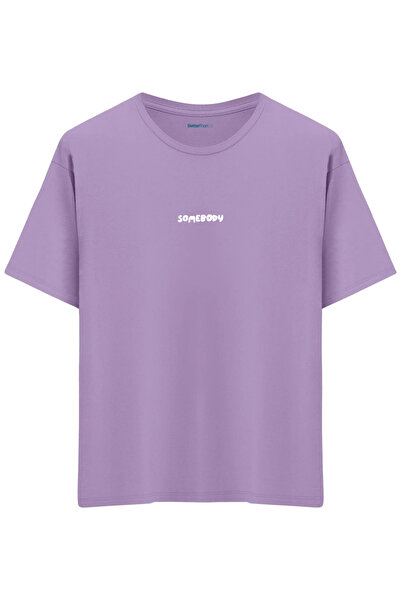 BetterThanCo Μπλουζάκι Somebody με τύπωμα Crew Neck oversized