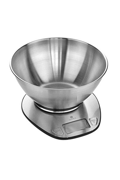 homez Scale Stainless Steel Bowl Measure Volume of Water and Milk Capacity 5kg