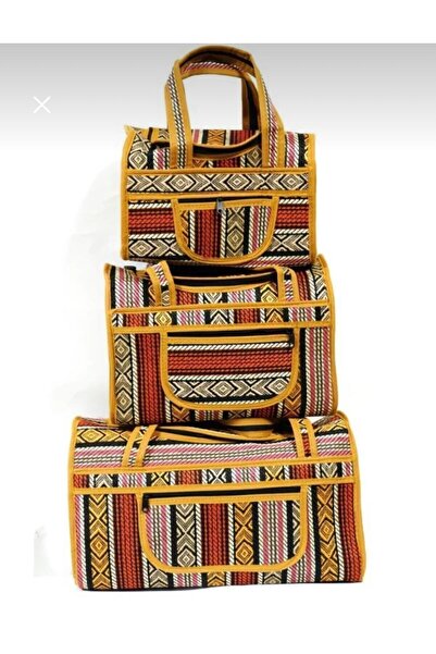 orginalshop 3-τεμάχια ψάθινη θήκη πολλαπλών χρήσεων Τσάντα Τσάντα